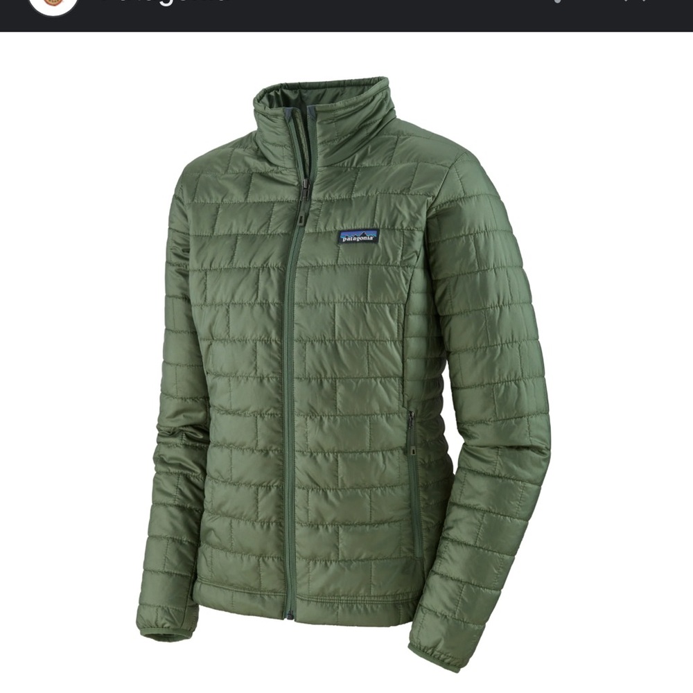 Patagonia Women's Olive Puffer Jacket
